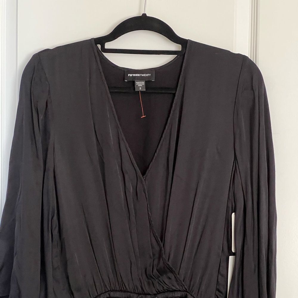 Black romper long sleeves various sizes